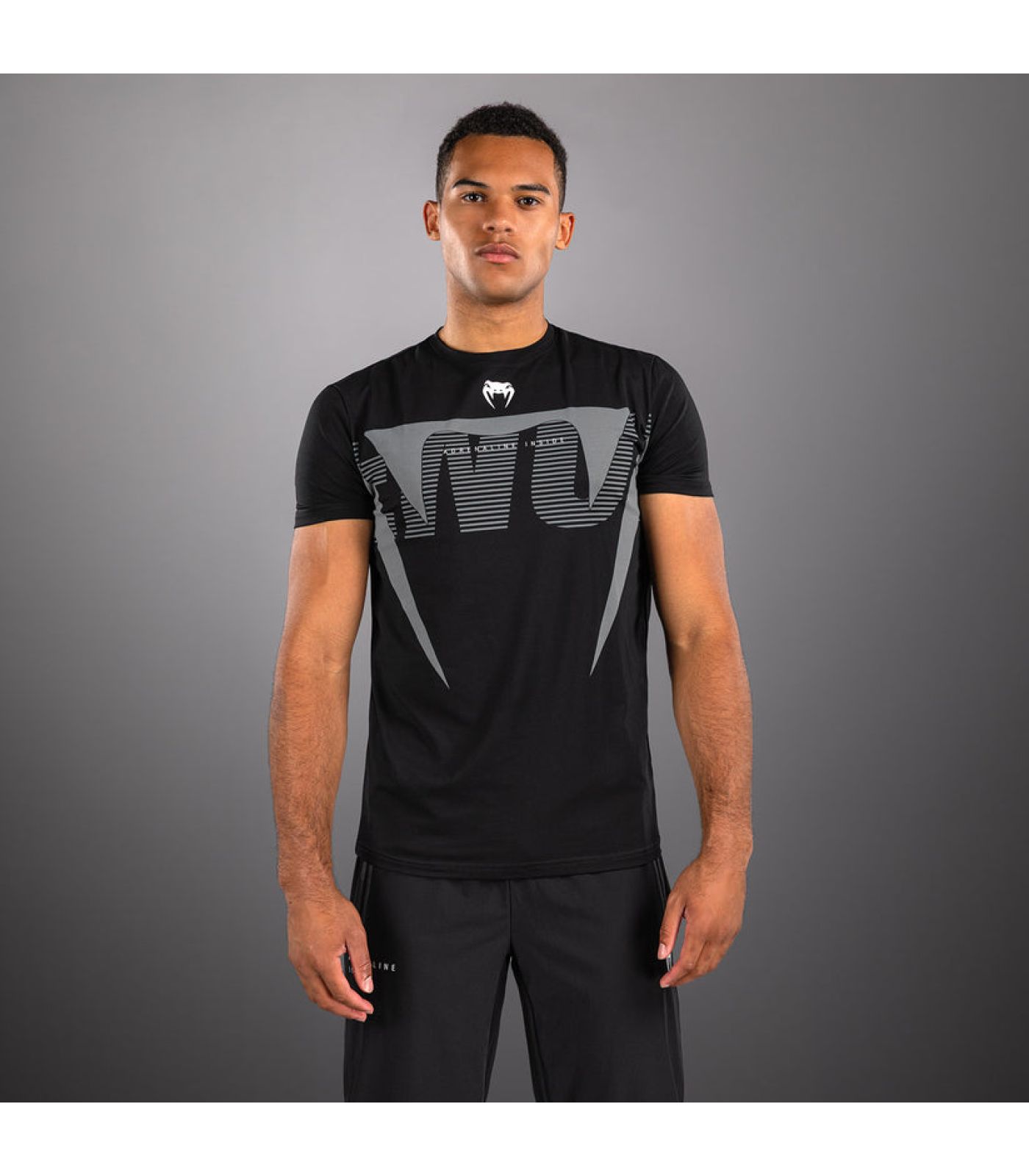 Тениска - Venum Adrenaline T-Shirt - Black/Grey​